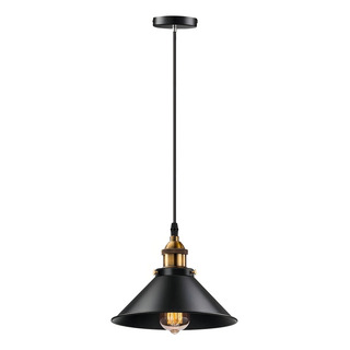Lampara Colgante Licperron Estilo Industrial No Incluye Foco Color Negro Lampara Colgante Licperron Estilo Industrial No Incluye Foco Color Negro