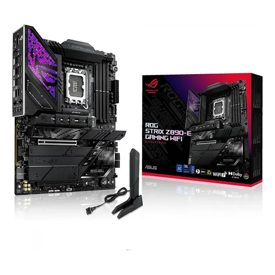 Placa Mãe Asus Rog Strix Z890-e Gaming Wifi Intel Lga 1851 Cor Preto
