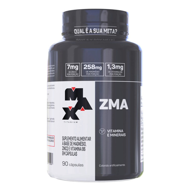 Zma Vitaminas Y Minerales, 90 Cáps, Max Titanium Zma Vitaminas Y Minerales, 90 Cáps, Max Titanium