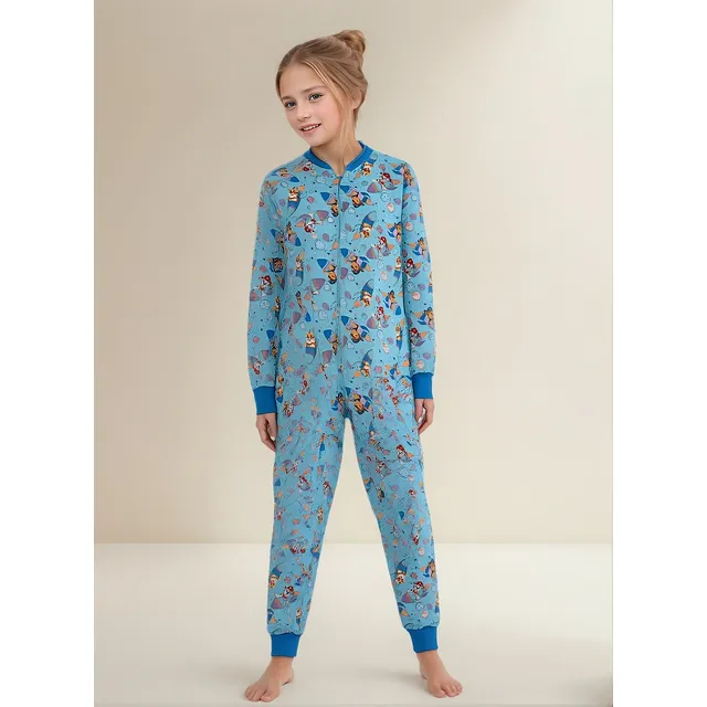 Pijama Enterito Plush Polar Paw Patrol® Chase Marshall Sky