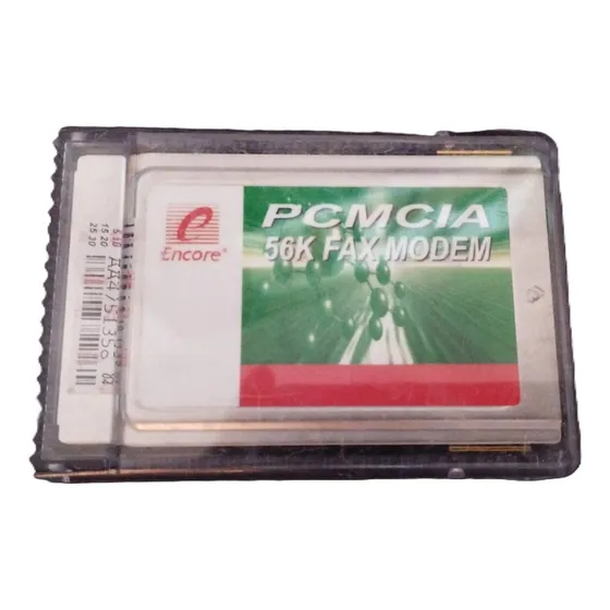 Cartão Pcmcia Encore 56kbps