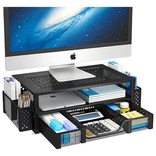 Soporte De Monitor De 2 Niveles Y Organizador De Escritorio Soporte De Monitor De 2 Niveles Y Organizador De Escritorio