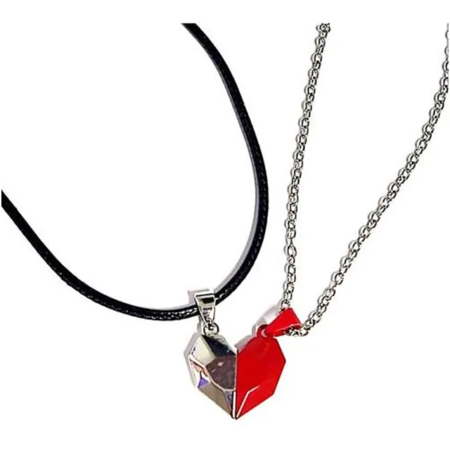 Collar Amor Novios Iman Bff Magnetico Doble Dije Combo 2x1