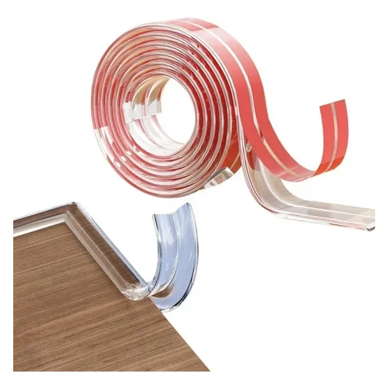 Protector Borde Silicona Bebes Niños Mesa Muebles X 6 Metros