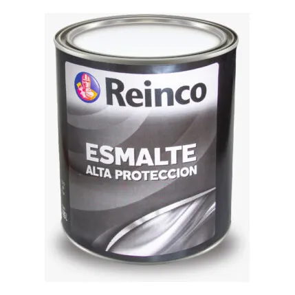 Esmalte De Alta Proteccion Negro Mate 1/4 Galon Reinco