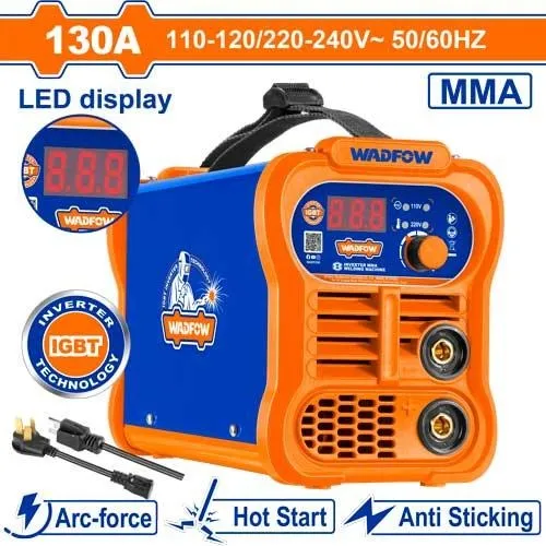 Maquina De Soldar Inverter Mma/tig 130amp Multivoltaj Wadfow