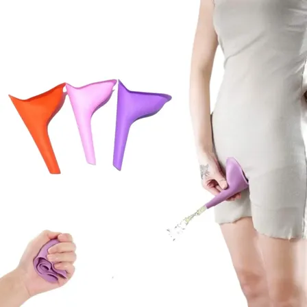 3 Funil Urina Feminino Para Mulher Fazer Xixi Em Pé Portátil