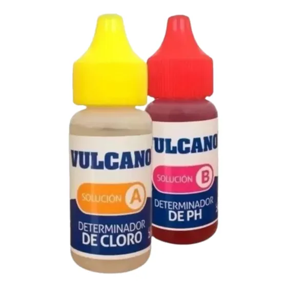 Reactivo Determinador De Cloro Y Ph Vulcano