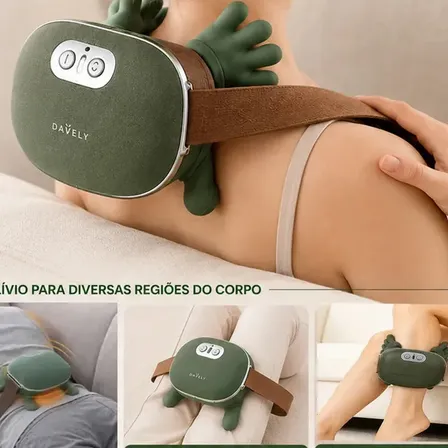 Massageador Pescoço Mãozinha 3D Aquecimento Elétrico Masajeador Massageador Corp