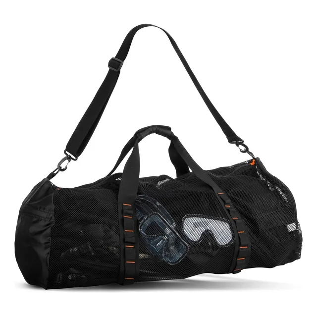 Bolso Lona 90l Para Equipo De Buceo Snorkel Natación