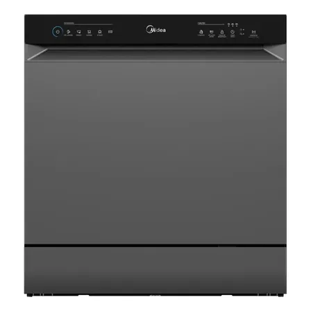 Lava Louças 8 Serviços Cinza Touch Plus Midea Cinza