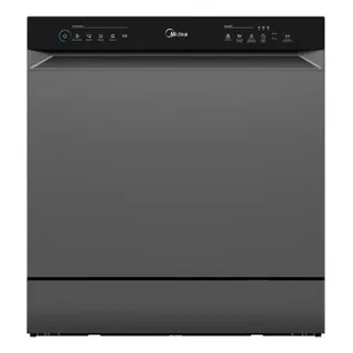 Lava Louças 8 Serviços Cinza Touch Plus Midea Cinza 127v