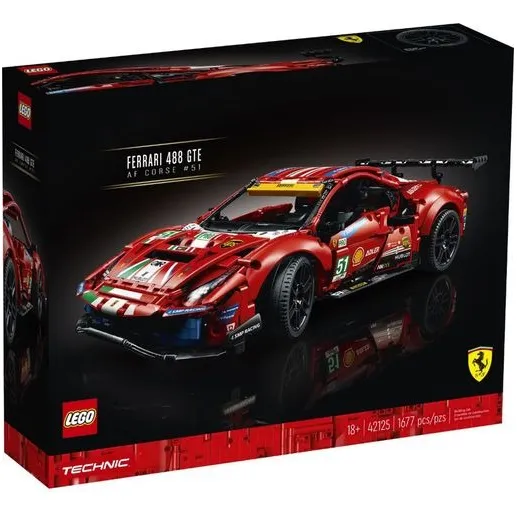 Lego Technic 42125 Ferrari 488 Gte 1684 Ferrari