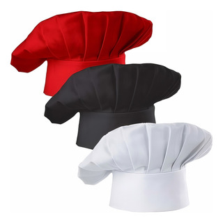 Gorra De Chef Profesional Ajustable Conjunto De 3 Piezas Gorra De Chef Profesional Ajustable Conjunto De 3 Piezas