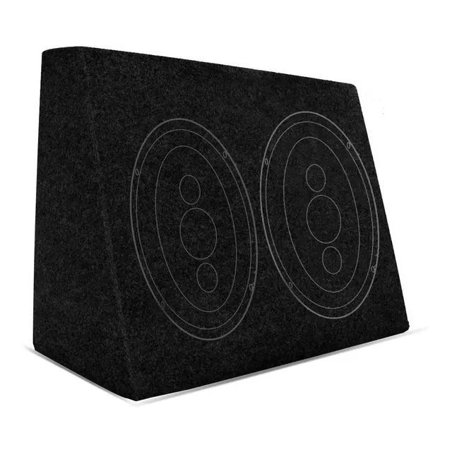 Caixa Som Selada 2 Alto Falantes 6x9 Polegadas Preto Vazia