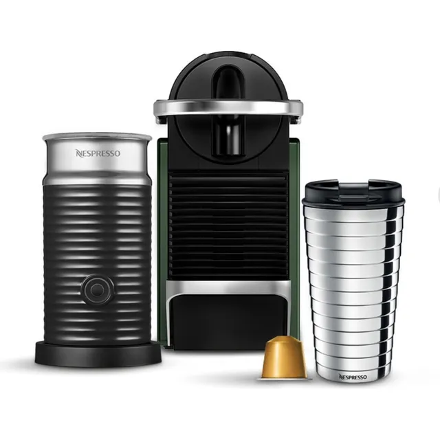 Cafetera Nespresso Pixie Green