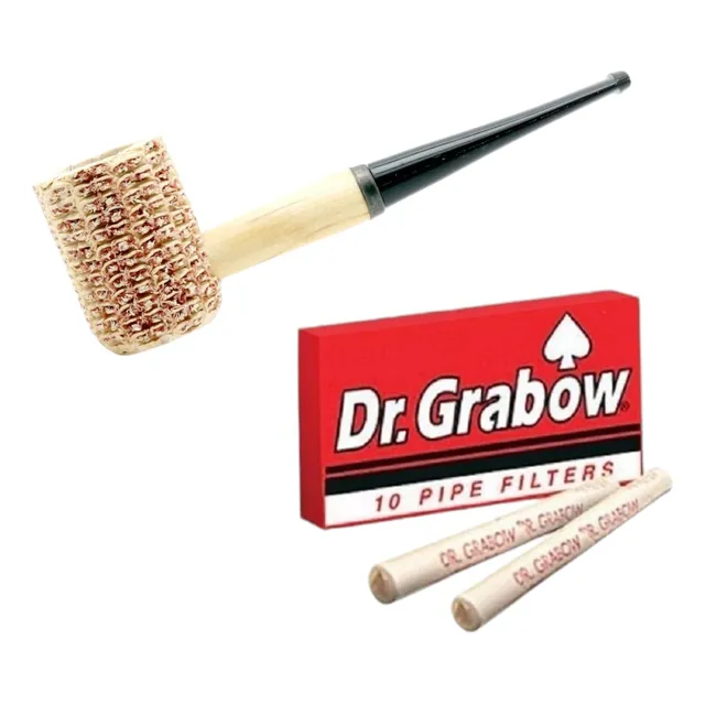 Pipa Choclo  Miossouri  + Filtro  Dr. Grabow  6 Mm.