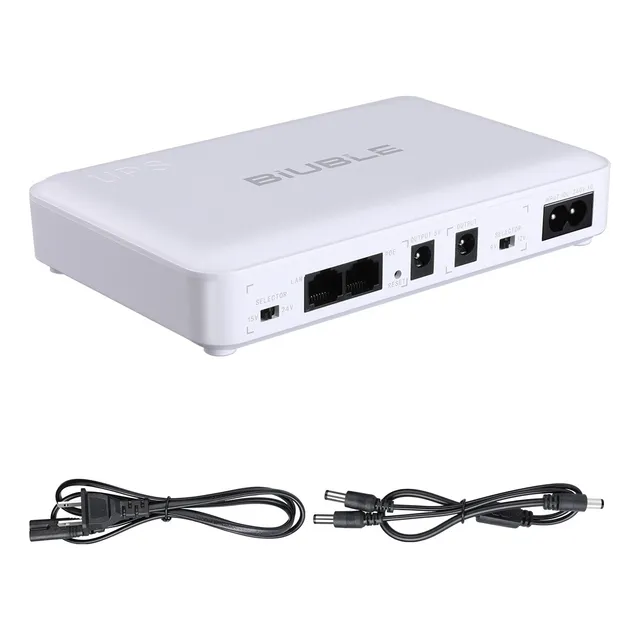 No Break Mini Ups Para Módem 490min De Respaldo 13400mah 24w