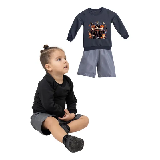 Moletom Infantil Estampado Harry Potter Filme Magia Geeks