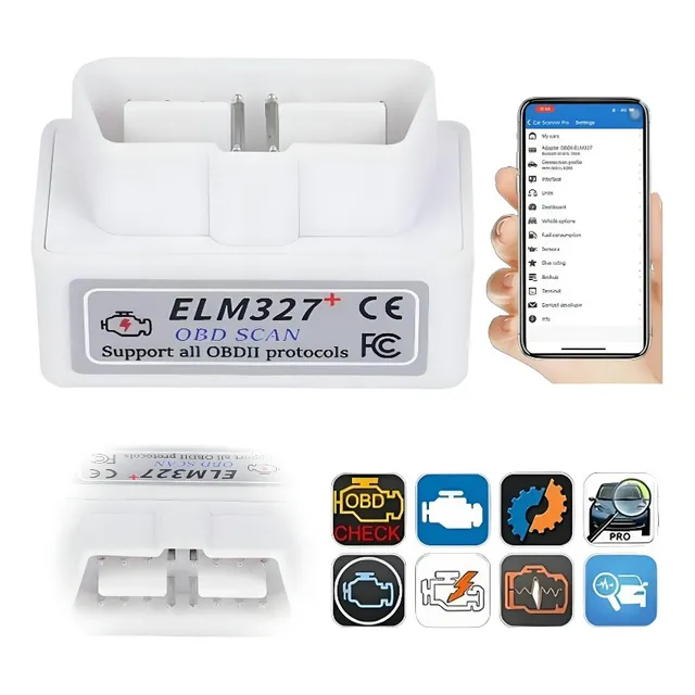 Mini Elm327 V1.5 Escaner Automotriz Obd2 Obdii Engie Android