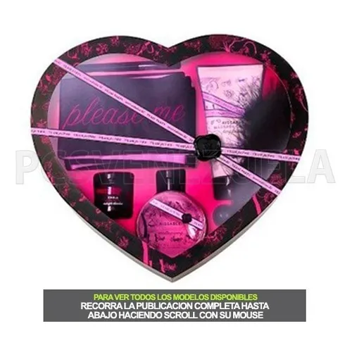 Victoria's Secret - Set Tease Party En Forma De Corazon