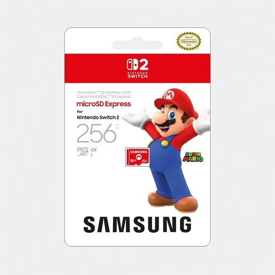Cartão Microsd Express Para Nintendo Switch 2 256gb Samsung