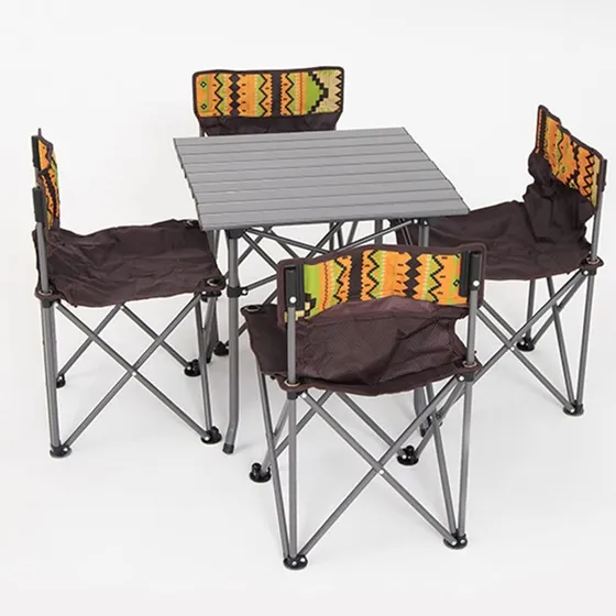 Mesas Y Sillas Ideales Para Acampar O Viajar, Juego De Silla