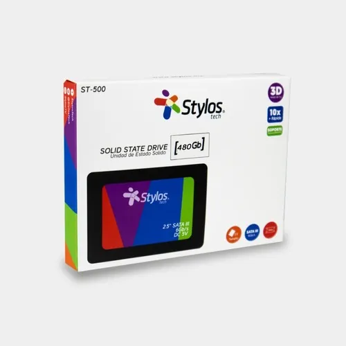 Disco Sólido Ssd Interno Stylos Tech Stmssd3b 480gb