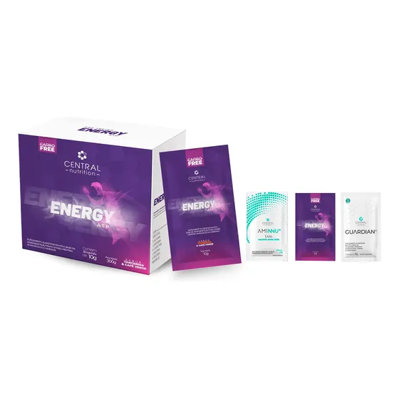 Energy Atp® Tangerina-30 Sachês+3 Amostras-central Nutrition