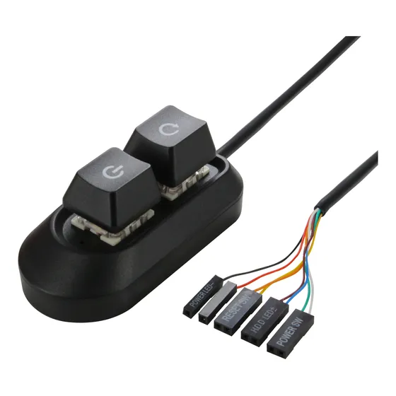 Botão Reset Sw E Power Sw Interruptor Externo Pc