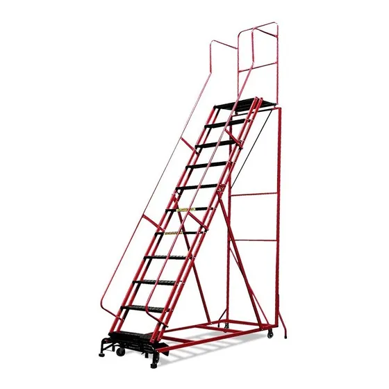 Escalera Metálica Móvil De 10 Escalones Línea Petra
