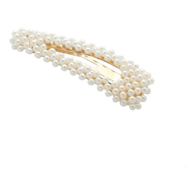Gancho Perlas Hair Clip P/ El Cabello Niñas Mujer