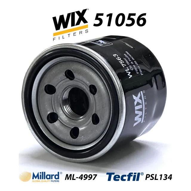 Filtro De Aceite Wix Wl7563 (51056) Spark Chery Qq Terios