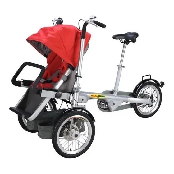 Bici Cochecito Deportivo Funcional Triciclo Bicicleta Unico