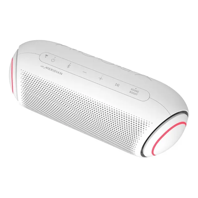 Parlante Lg Xboom Go Pl7 De 30watts Luces Multicolor Blanco