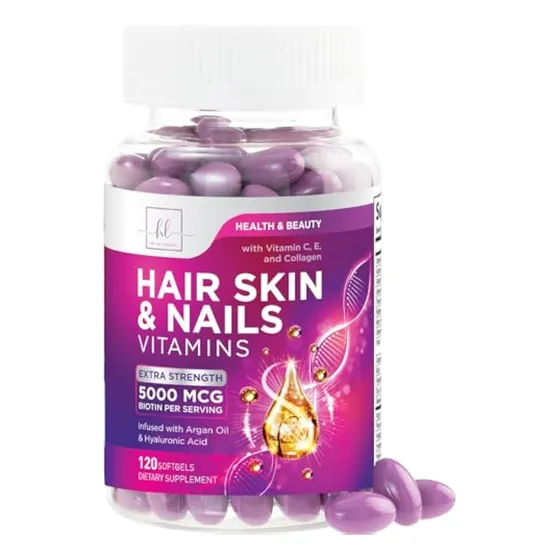 Vitaminas Capilares Para Mujeres Con Biotina 5000 Mcg -