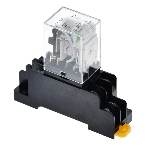 Relé Ly2n-j 8 Pines 10 Amp Con Base