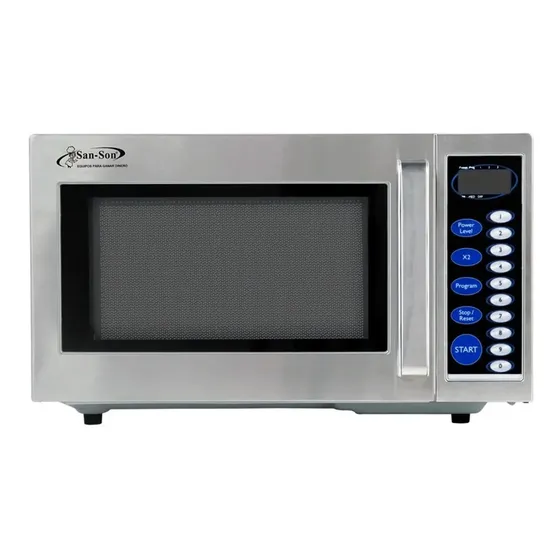 Microondas industrial San-Son SMC-1000 acero inoxidable 28.317L 3 niveles