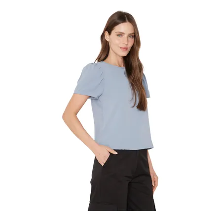 Blusa Olivia Gris Jacinta Tienda