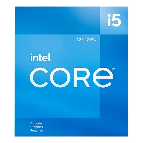 Procesador gamer Intel Core i5-12400F BX8071512400F de 6 núcleos y 4.4GHz de frecuencia