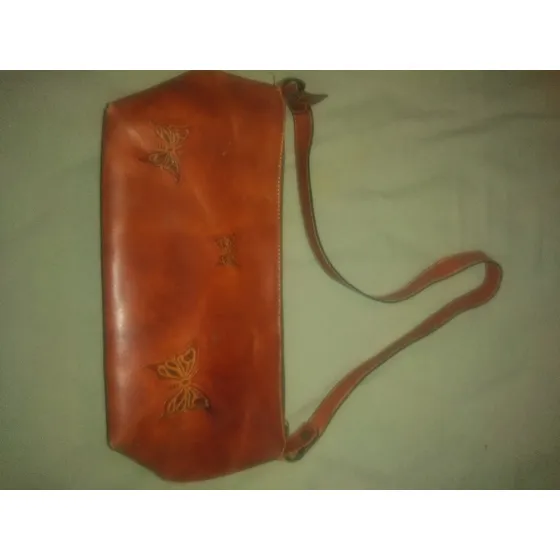 Cartera Decuero Colombiano Como Nueva
