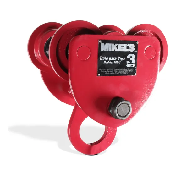 Trole Para Viga; Ancho Ajustable (3 Ton)