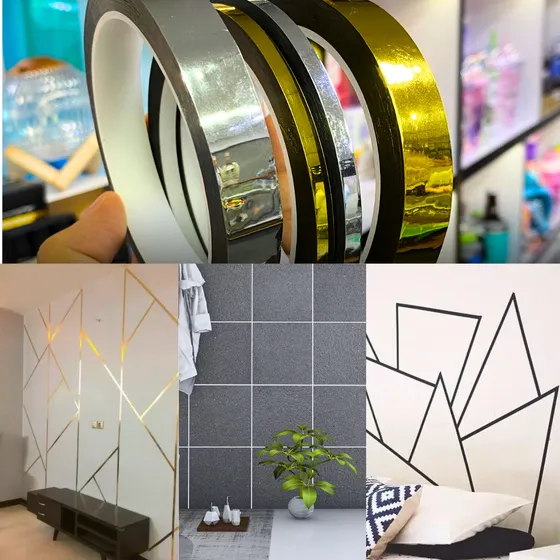 Cinta Decorativa Autoadhesiva 50mtrs Para Pared