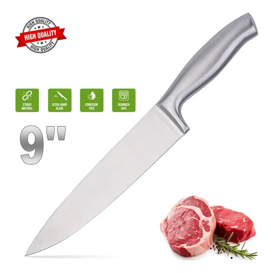 Cuchillo Kitchen Chef 9 Pulgadas 100% Acero Inoxidable W2