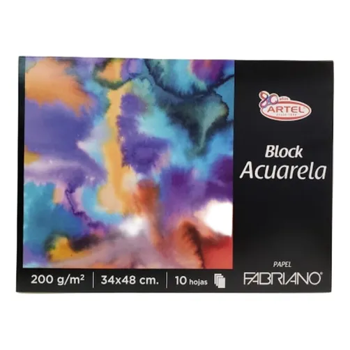 Block Acuarela Fabriano 200grs