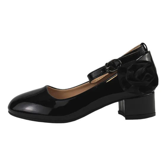 Zapato Formal De Niña Taco Bajo 70 Yassne