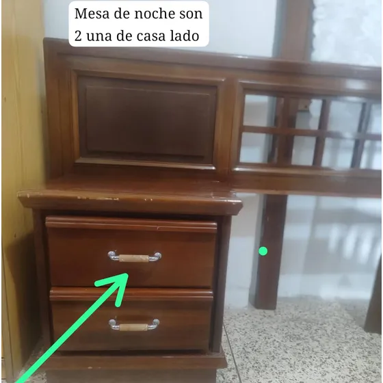 Juego De Cuarto Matrimonial Madera Caoba