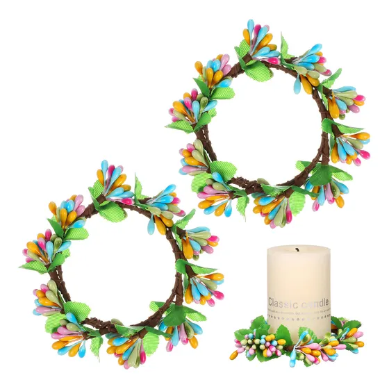 Guirnalda Artificial De Pascua Para Decoración, 2 Unidades, 