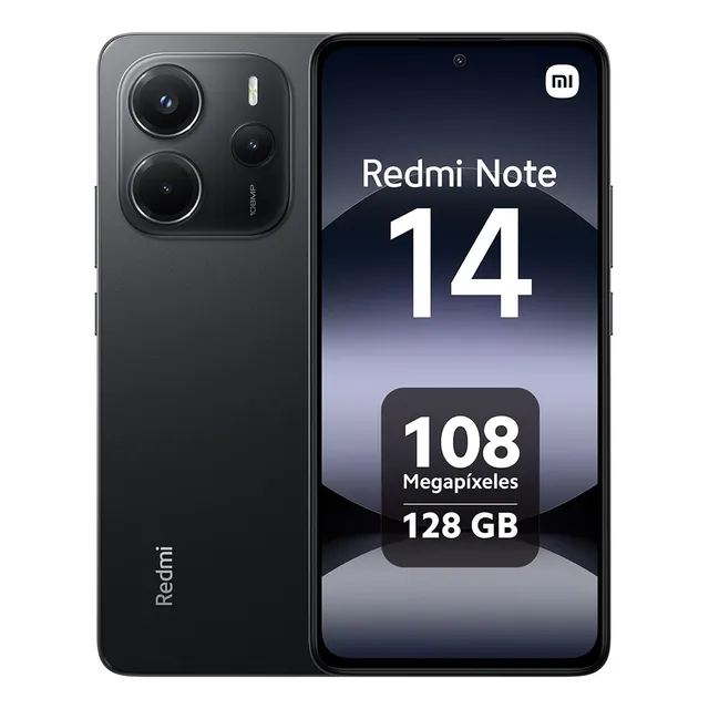 Xiaomi Redmi Note 14 4g 6gb Ram 128gb Rom 108mp 33w Negro