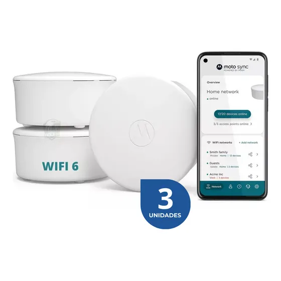 Router Wifi 6 Mesh Ax1800 Fibra Deco Rompemuro 100 Equipos